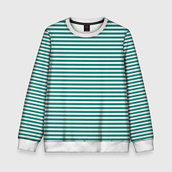 Свитшот детский Тельняшка пограничника, цвет: 3D-белый