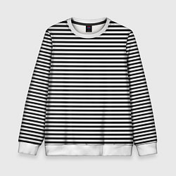 Свитшот детский Тельняшка подводника, цвет: 3D-белый