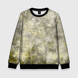 Свитшот детский Абстракция - yellow acidic liquid, цвет: 3D-черный