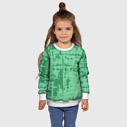 Свитшот детский Текстура с потертостями, цвет: 3D-белый — фото 2
