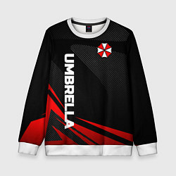 Свитшот детский Umbrella - спорт, цвет: 3D-белый