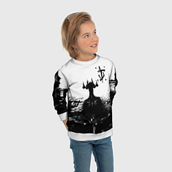 Свитшот детский Doom демон марса, цвет: 3D-белый — фото 2