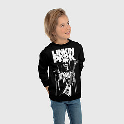 Свитшот детский Linkin Park и Дарт Вейдер, цвет: 3D-черный — фото 2