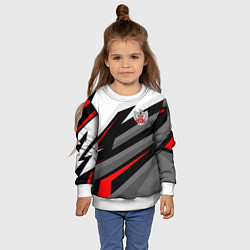 Свитшот детский Федерация бокса - спортивный, цвет: 3D-белый — фото 2