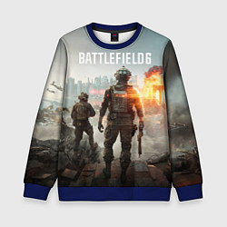 Свитшот детский Битва за Бруклин из Battlefield 6, цвет: 3D-синий