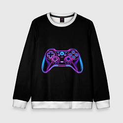 Свитшот детский Gamepad, цвет: 3D-белый