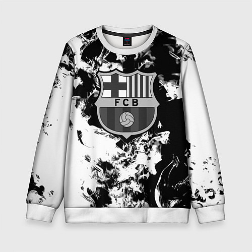 Детский свитшот Juventus белый дым / 3D-Белый – фото 1