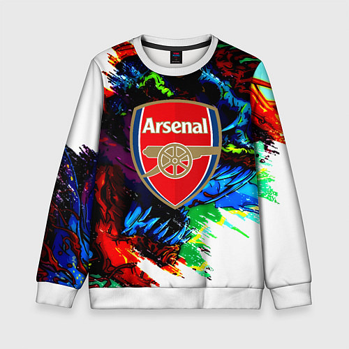 Детский свитшот Arsenal monster / 3D-Белый – фото 1