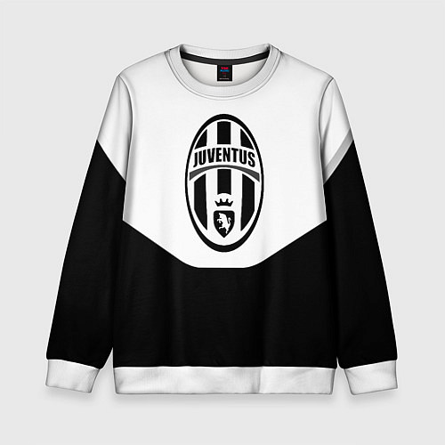 Детский свитшот Juventus полосы / 3D-Белый – фото 1