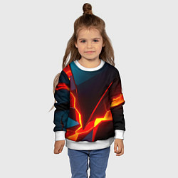 Свитшот детский Rift, цвет: 3D-белый — фото 2