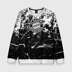 Детский свитшот Bayern Mnchen черно белая бумага