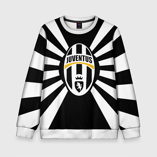 Детский свитшот Ювентус линии / 3D-Белый – фото 1