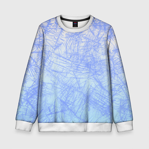 Детский свитшот В инее / 3D-Белый – фото 1