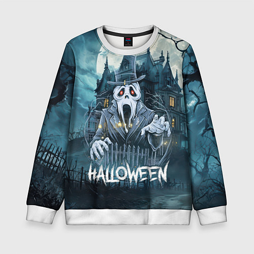 Детский свитшот Дух у замка / 3D-Белый – фото 1