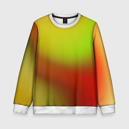 Детский свитшот Color multicolored gradient / 3D-Белый – фото 1