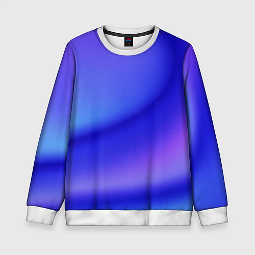 Детский свитшот The color is multicolored / 3D-Белый – фото 1