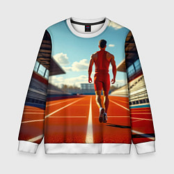 Свитшот детский Путь к победе, цвет: 3D-белый