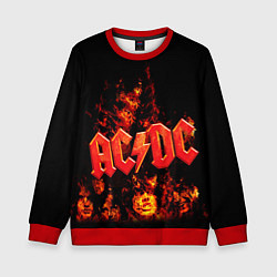 Детский свитшот AC/DC Flame