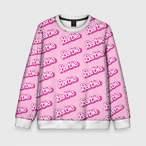 Детский свитшот Barbie Pattern / 3D-Белый – фото 1