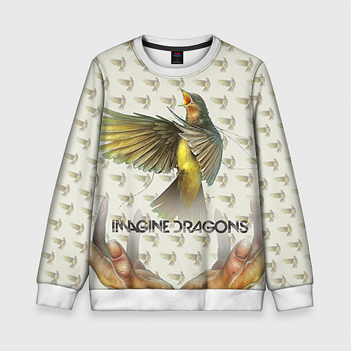 Детский свитшот Imagine Dragons: Fly / 3D-Белый – фото 1