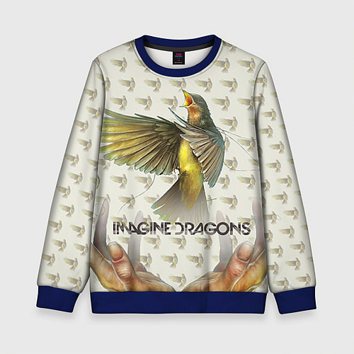 Детский свитшот Imagine Dragons: Fly / 3D-Синий – фото 1