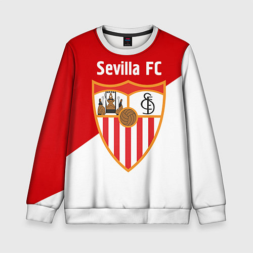 Детский свитшот Sevilla FC / 3D-Белый – фото 1