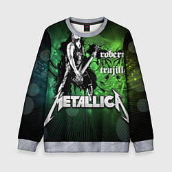 Свитшот детский Metallica: Robert Trujillo, цвет: 3D-меланж