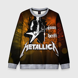 Свитшот детский Metallica: James Hetfield, цвет: 3D-меланж