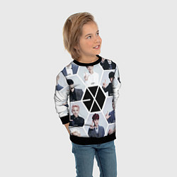 Свитшот детский EXO Boys, цвет: 3D-черный — фото 2