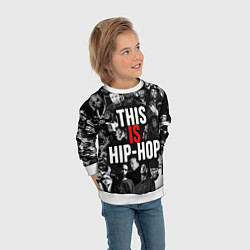Свитшот детский This is hip-hop, цвет: 3D-белый — фото 2