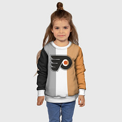 Свитшот детский Philadelphia Flyers, цвет: 3D-белый — фото 2