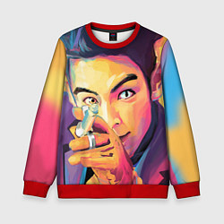 Свитшот детский Big Bang Art, цвет: 3D-красный