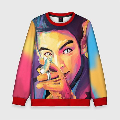 Детский свитшот Big Bang Art / 3D-Красный – фото 1