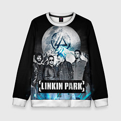 Свитшот детский Linkin Park: Moon, цвет: 3D-белый