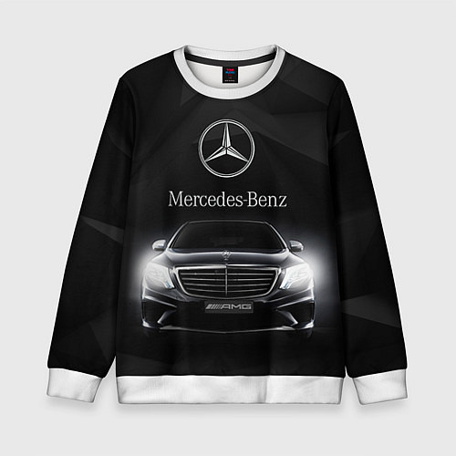 Детский свитшот Mercedes / 3D-Белый – фото 1