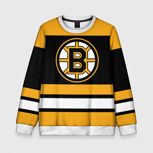 Детский свитшот Boston Bruins / 3D-Белый – фото 1