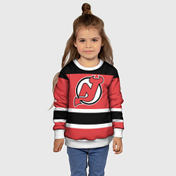 Свитшот детский New Jersey Devils, цвет: 3D-белый — фото 2