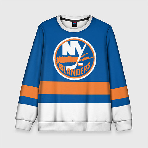 Детский свитшот New York Islanders / 3D-Белый – фото 1