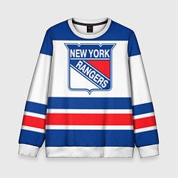 Свитшот детский New York Rangers, цвет: 3D-белый