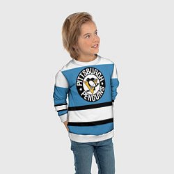 Свитшот детский Pittsburgh Penguins: White, цвет: 3D-белый — фото 2
