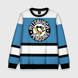 Свитшот детский Pittsburgh Penguins: White, цвет: 3D-черный