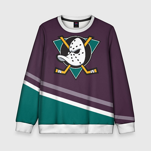 Детский свитшот Anaheim Ducks Selanne / 3D-Белый – фото 1