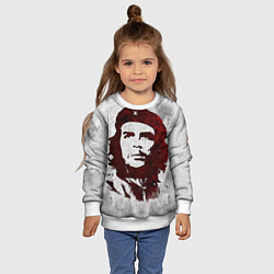 Свитшот детский Че Гевара, цвет: 3D-белый — фото 2