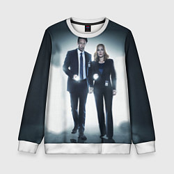 Детский свитшот Малдер и Скалли
