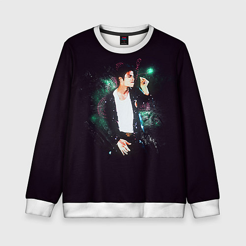 Детский свитшот Michael Jackson / 3D-Белый – фото 1