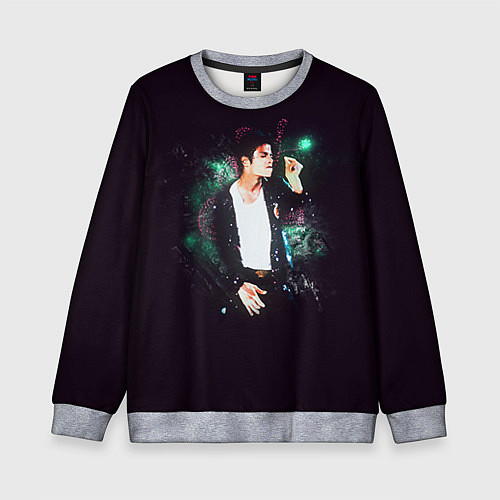 Детский свитшот Michael Jackson / 3D-Меланж – фото 1