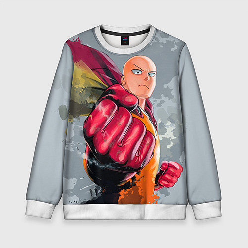 Детский свитшот One Punch Man Fist / 3D-Белый – фото 1