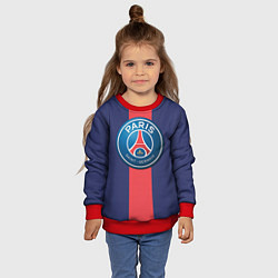 Свитшот детский Paris Saint-German, цвет: 3D-красный — фото 2