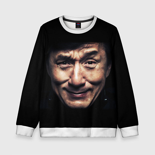 Детский свитшот Джеки Чан / 3D-Белый – фото 1