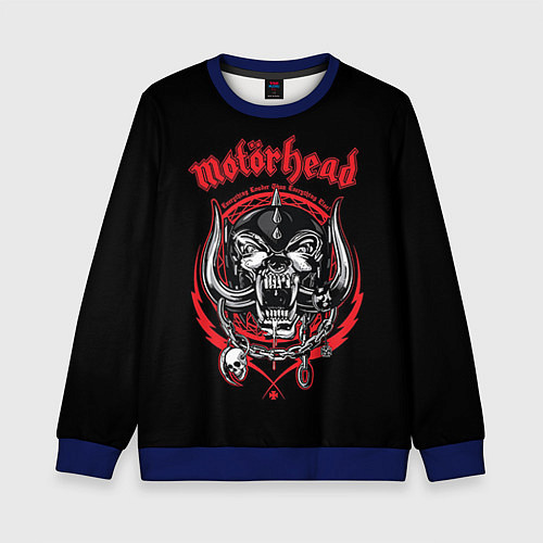 Детский свитшот Motorhead / 3D-Синий – фото 1